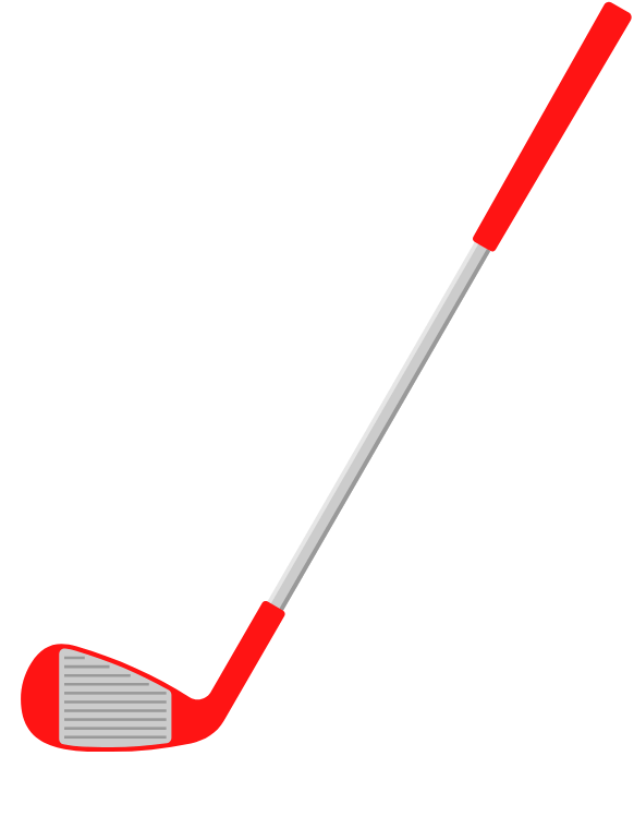 Red golf club